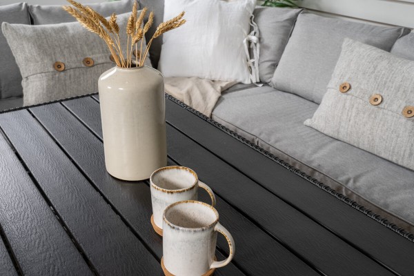 Brentwood hörngrupp svart/grå Venture Home