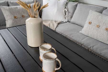 Brentwood hörngrupp svart/grå Venture Home