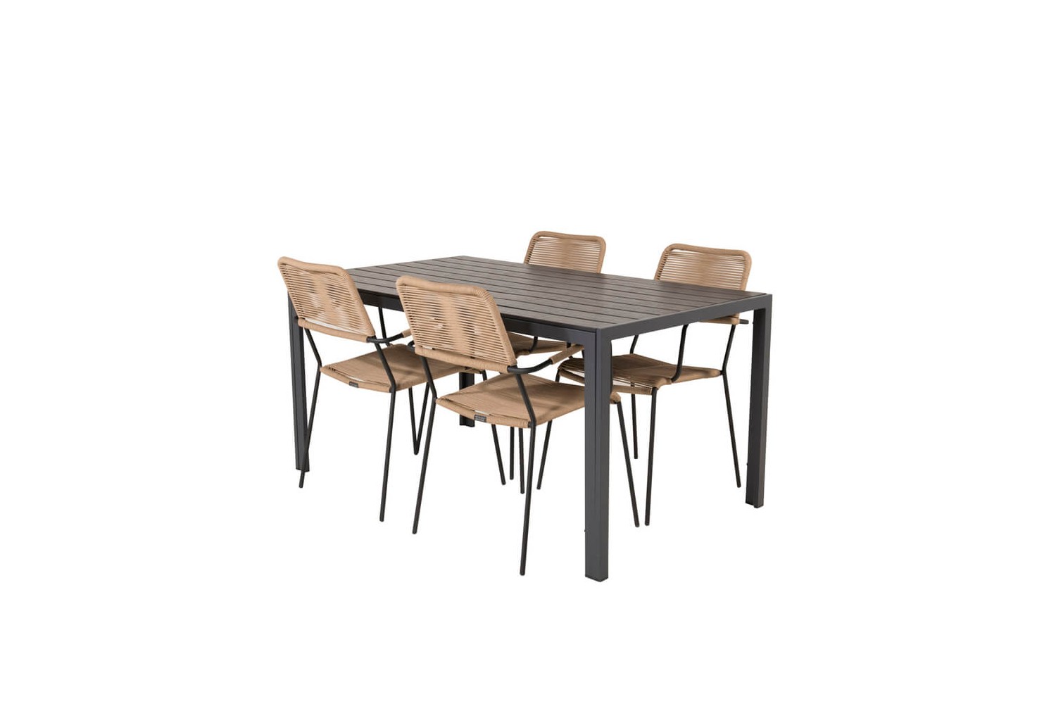 Break, Lindos matgrupp svart/brun Venture Home