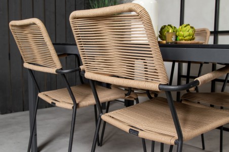 Break, Lindos matgrupp svart/brun Venture Home