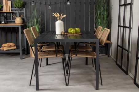 Break, Lindos matgrupp svart/brun Venture Home