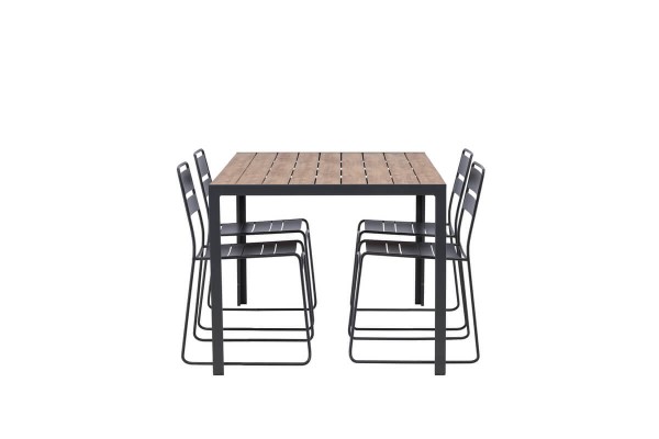 Break, Lina matgrupp svart/natur Venture Home
