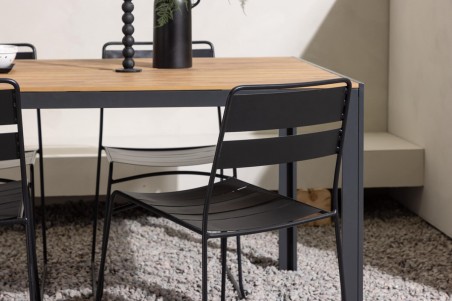 Break, Lina matgrupp svart/natur Venture Home