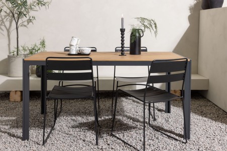 Break, Lina matgrupp svart/natur Venture Home