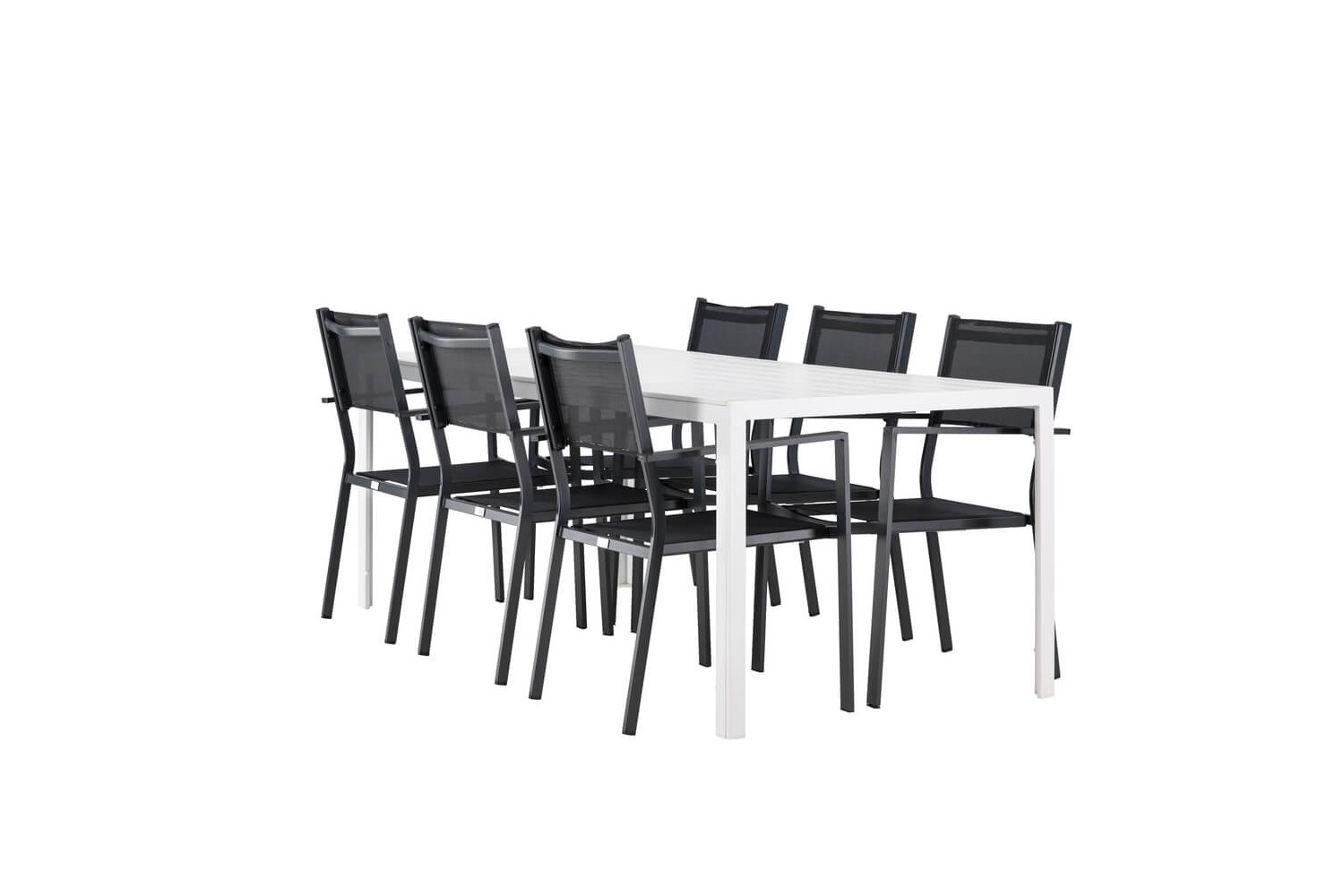 Break, Copacabana matgrupp vit/svart Venture Home