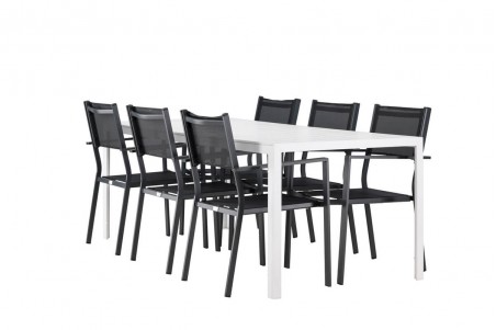 Break, Copacabana matgrupp vit/svart Venture Home