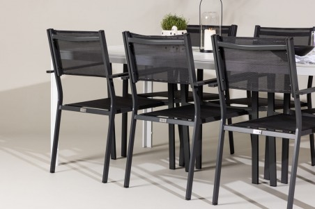 Break, Copacabana matgrupp vit/svart Venture Home