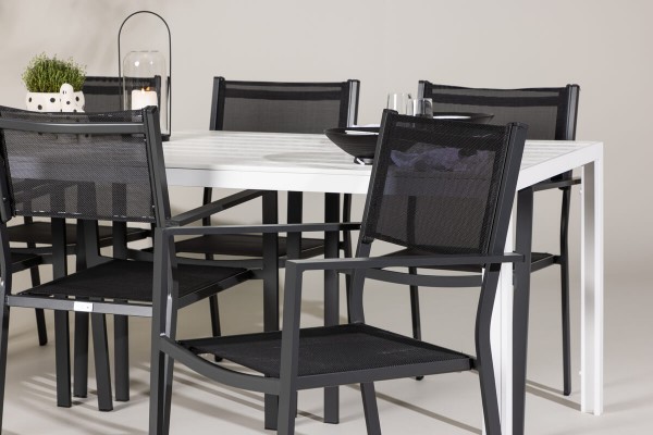 Break, Copacabana matgrupp vit/svart Venture Home
