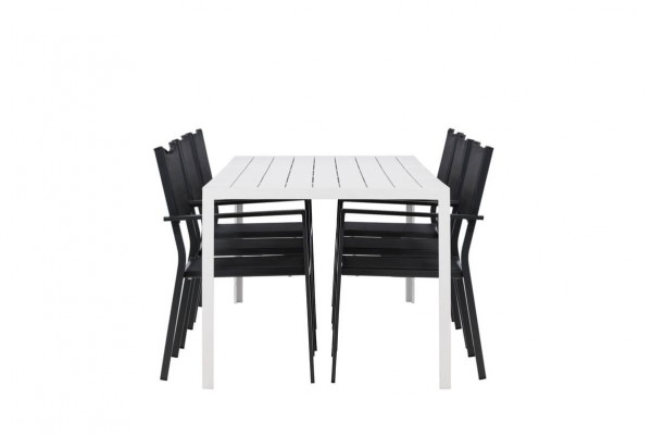 Break, Copacabana matgrupp vit/svart Venture Home