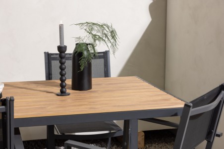 Break, Copacabana matgrupp svart/natur Venture Home