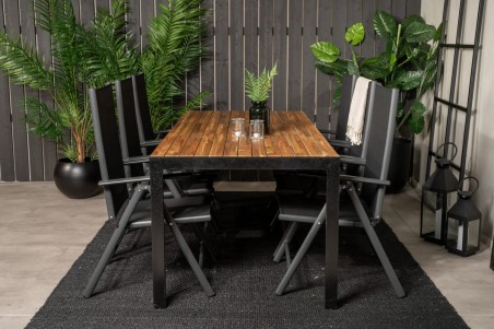 Break, Bois matgrupp natur/svart Venture Home