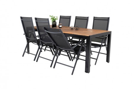 Break, Bois matgrupp natur/svart Venture Home