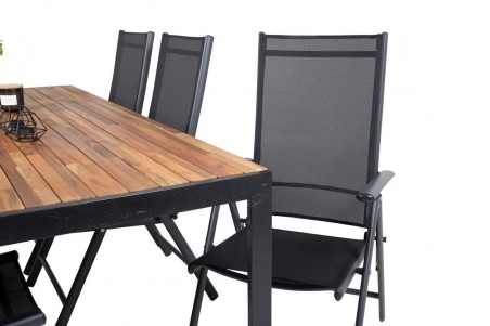Break, Bois matgrupp natur/svart Venture Home