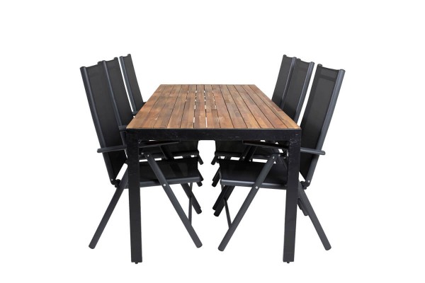 Break, Bois matgrupp natur/svart Venture Home