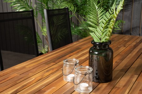 Break, Bois matgrupp natur/svart Venture Home