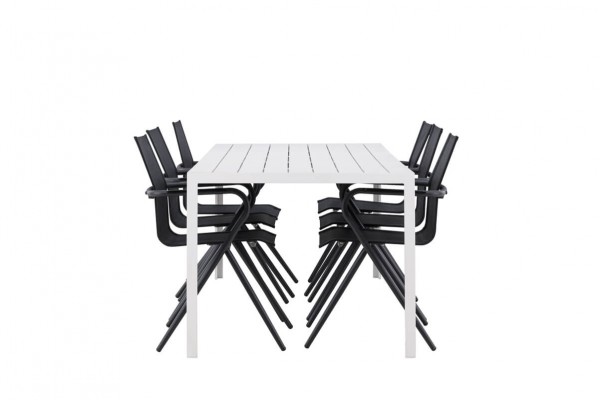 Break, Alina matgrupp vit/svart Venture Home