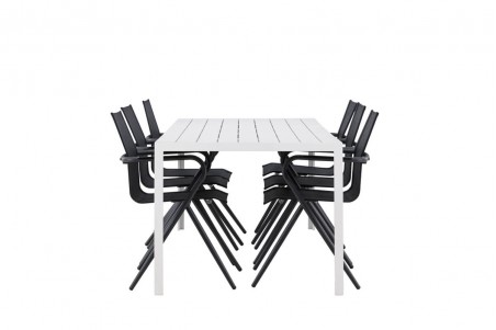 Break, Alina matgrupp vit/svart Venture Home