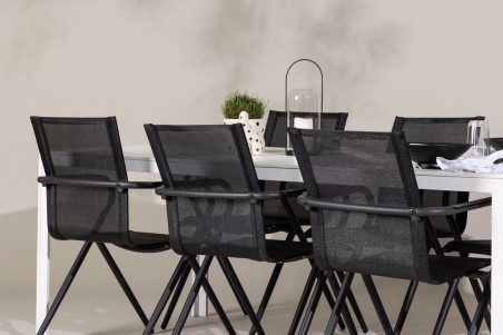 Break, Alina matgrupp vit/svart Venture Home
