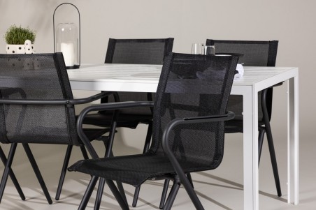 Break, Alina matgrupp vit/svart Venture Home