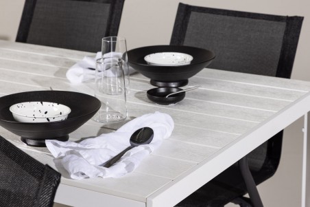 Break, Alina matgrupp vit/svart Venture Home