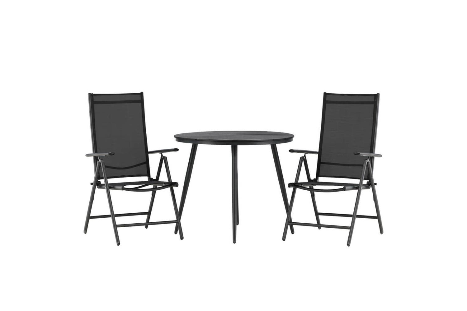 Break rund matgrupp Ø90 cm svart Venture Home
