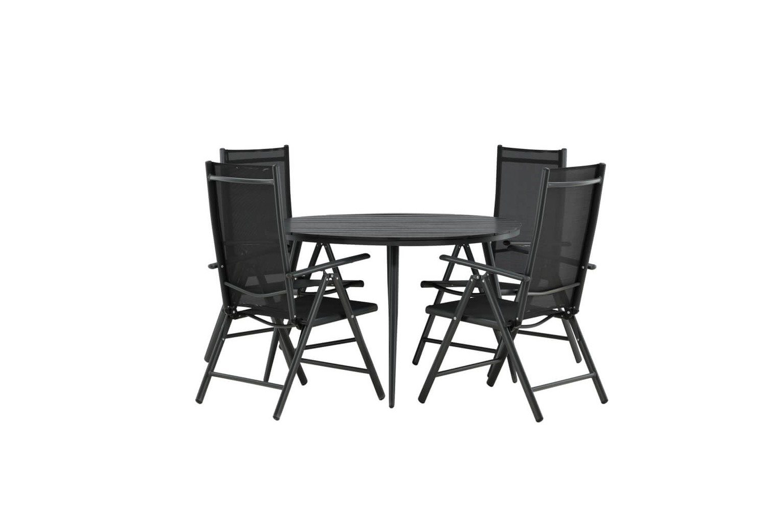 Break rund matgrupp Ø120 cm svart Venture Home