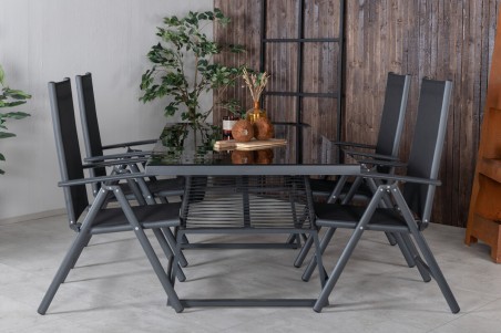 Break positionsstol 2-pack svart Venture Home