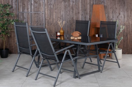 Break positionsstol 2-pack svart Venture Home