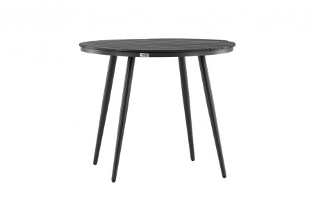 Break matbord Ø90 cm svart Venture Home