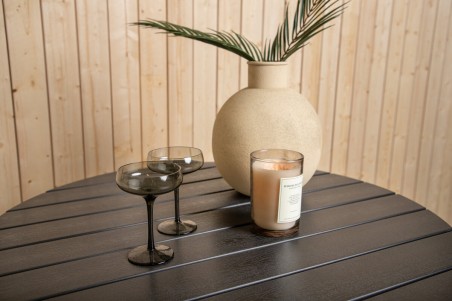 Break matbord Ø90 cm svart Venture Home