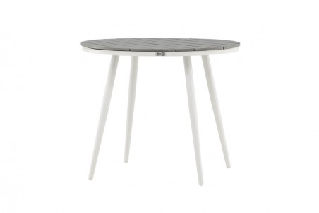 Break matbord Ø90 cm grå/vit Venture Home