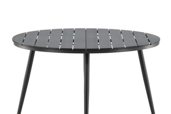 Break matbord Ø120 cm svart Venture Home