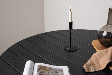 Break matbord Ø120 cm svart Venture Home