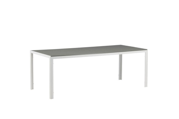 Break matbord 205x90x75 cm grå/vit Venture Home