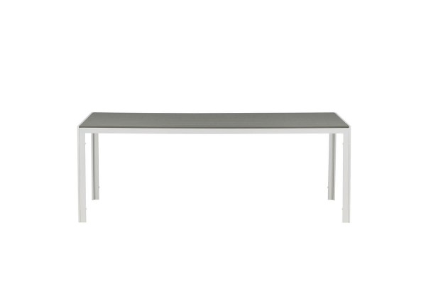 Break matbord 205x90x75 cm grå/vit Venture Home