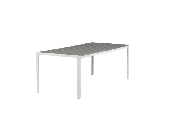 Break matbord 205x90x75 cm grå/vit Venture Home