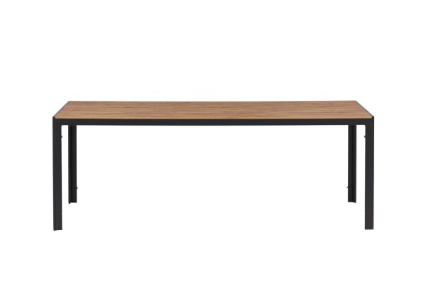 Break matbord 205x90x74 cm natur/svart Venture Home
