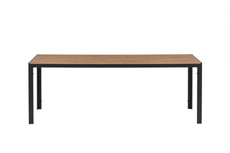 Break matbord 205x90x74 cm natur/svart Venture Home