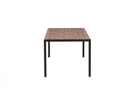 Break matbord 205x90x74 cm natur/svart Venture Home