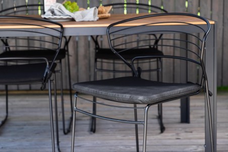 Break matbord 205x90x74 cm natur/svart Venture Home