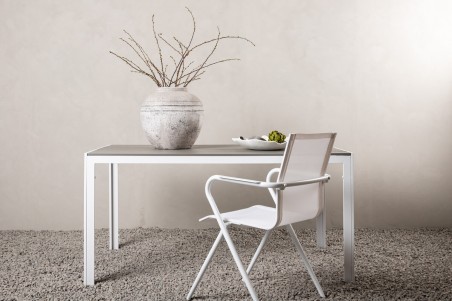 Break matbord 150x90x75 cm vit/grå Venture Home