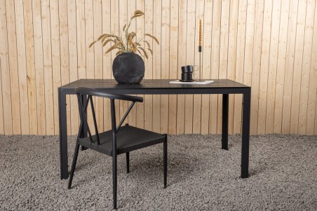 Break matbord 150x90x75 cm svart Venture Home