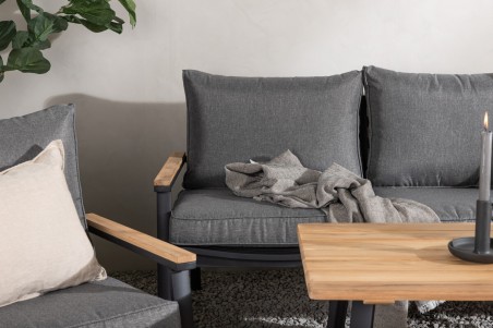 Brasilia soffgrupp svart Venture Home