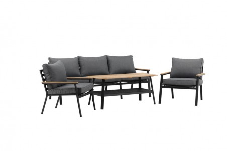 Brasilia soffgrupp svart Venture Home