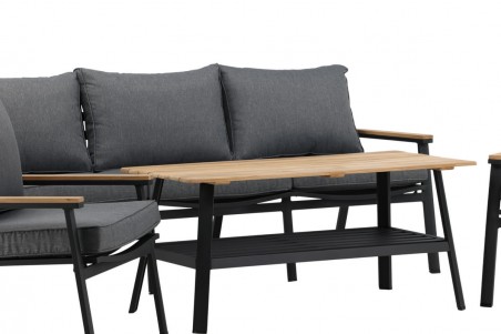 Brasilia soffgrupp svart Venture Home