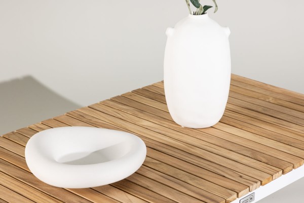 Brasilia soffbord 110x60x45 cm natur/vit Venture Home