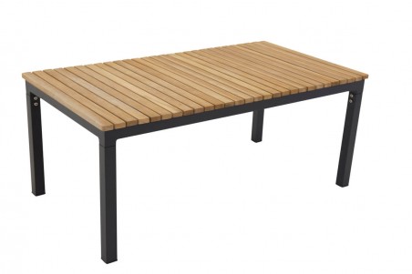 Brasilia soffbord 110x60x45 cm natur/svart Venture Home