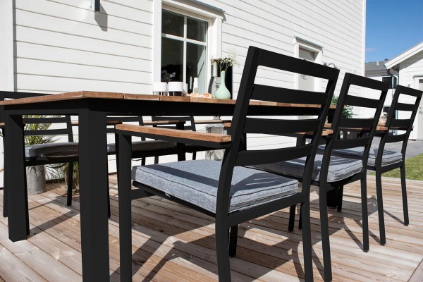 Brasilia matstol 2-pack svart Venture Home