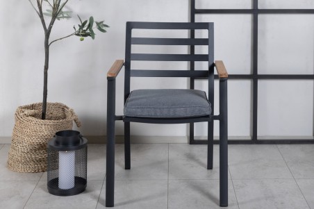Brasilia matstol 2-pack svart Venture Home
