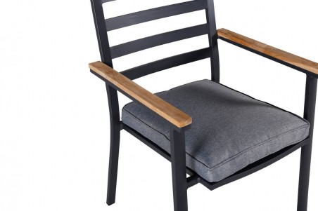 Brasilia matstol 2-pack svart Venture Home